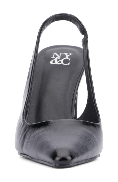 Shop New York And Company Theresa Slingback Pump In Black
