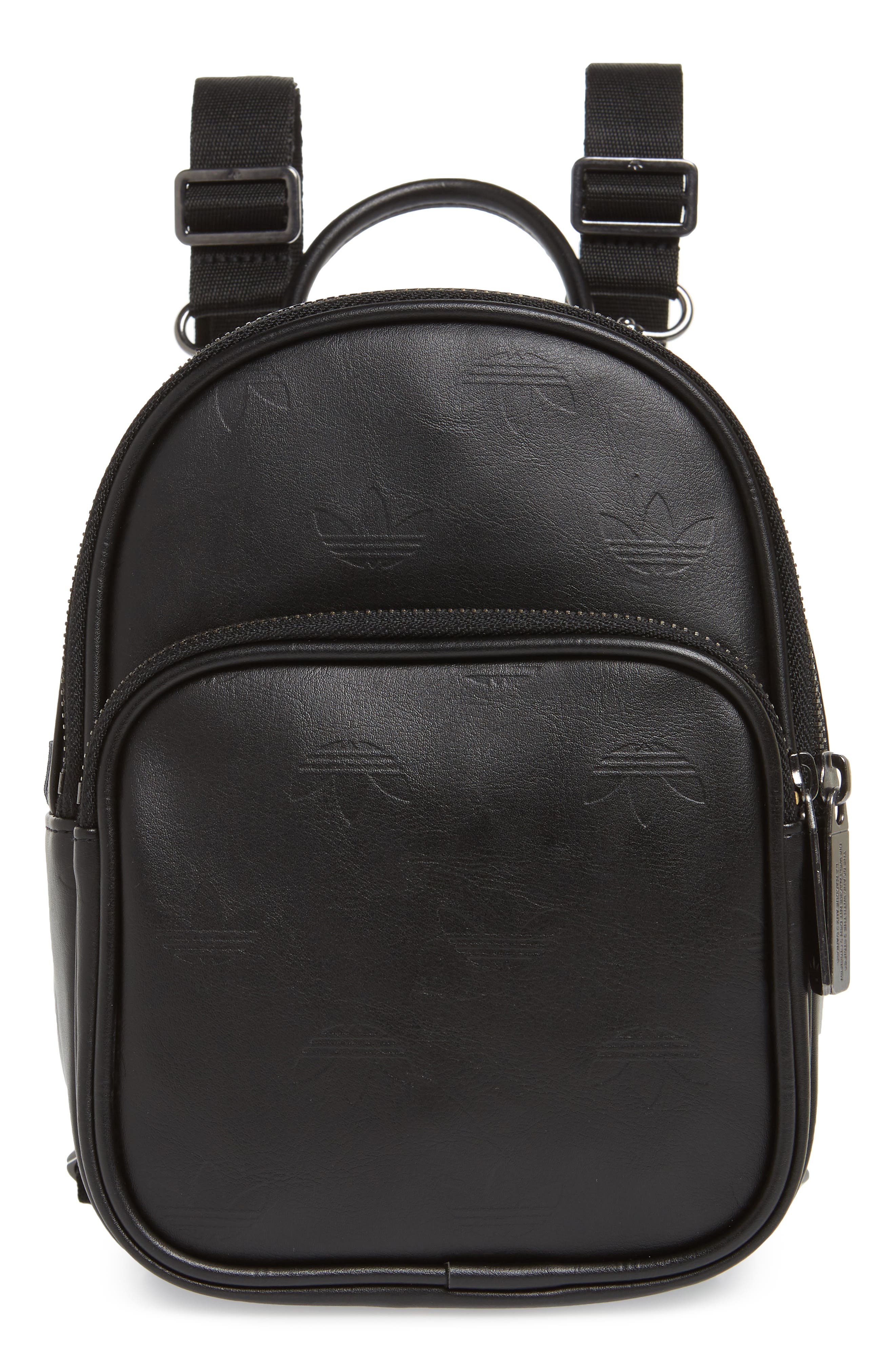 faux leather mini backpack adidas