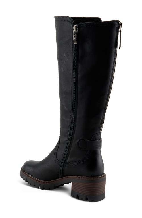 Spring Step Lexis Water Resistant Knee High Boot In Black