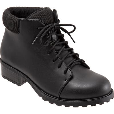 Trotters Becky Weatherproof Bootie, Black