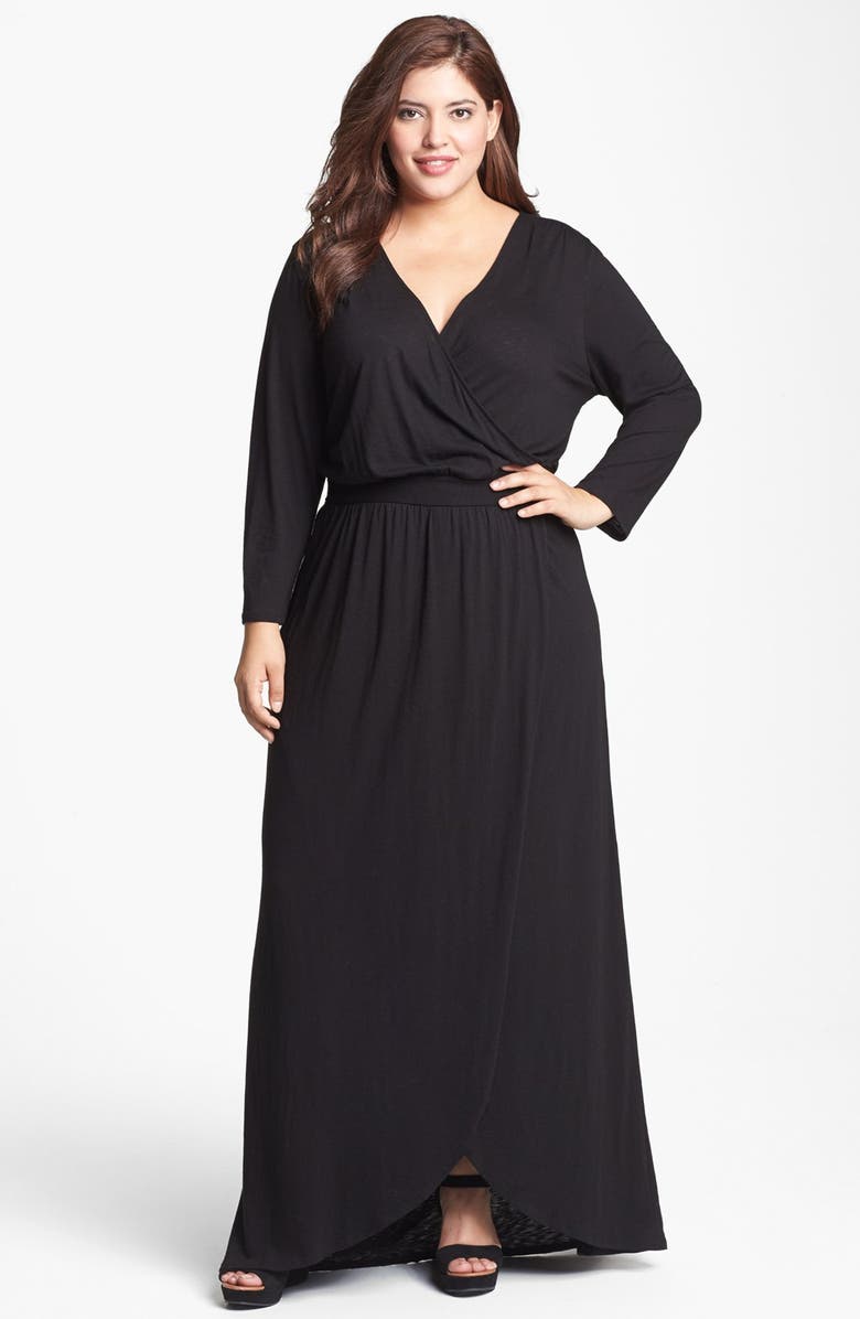LAmade Faux Wrap Maxi Dress (Plus Size) | Nordstrom