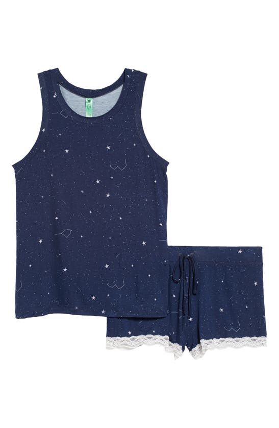 Honeydew Intimates All American Shortie Pajamas In Polar Constellation