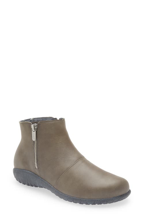 Wanaka Bootie in Foggy Gray Leather