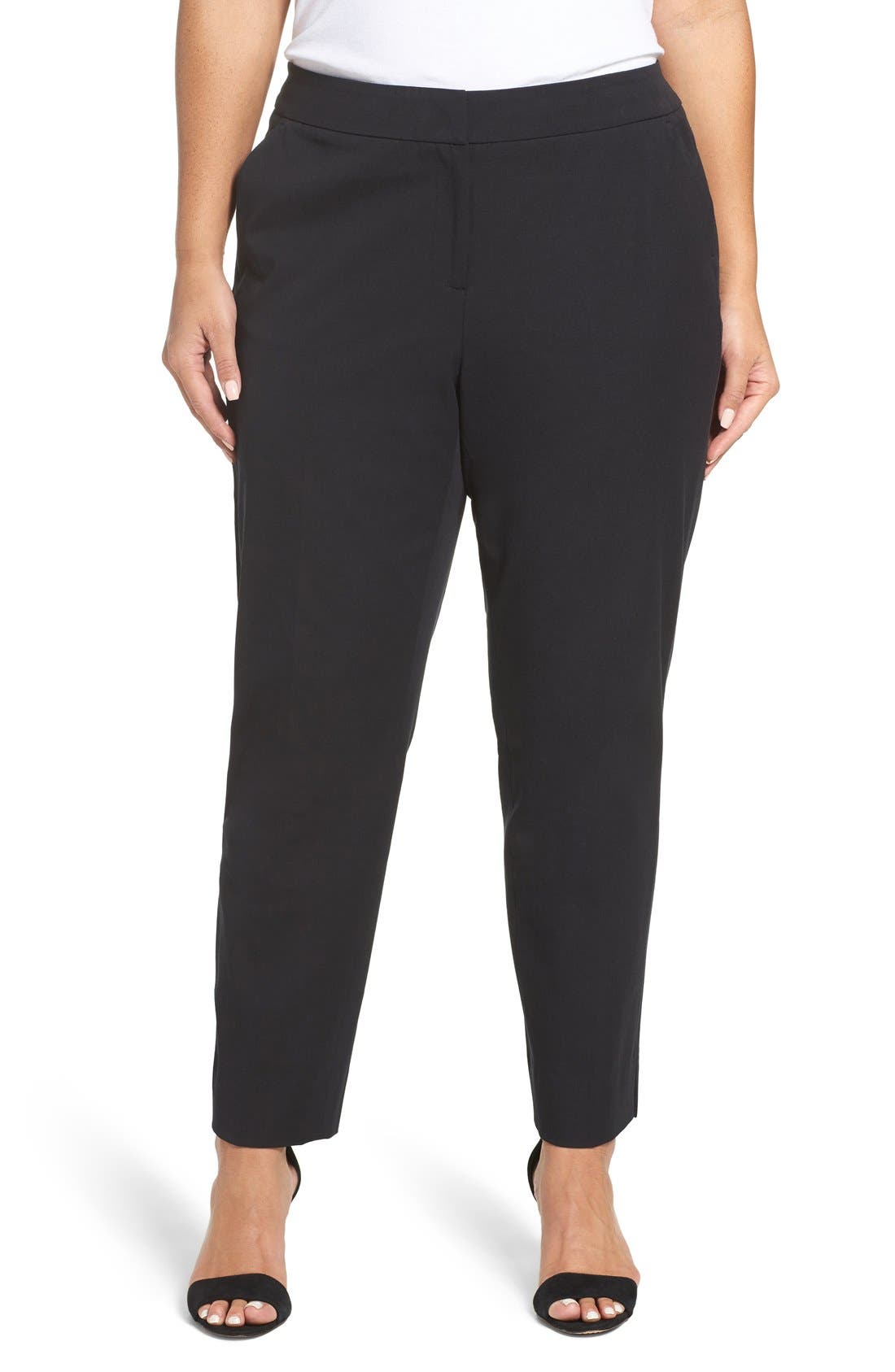 Sejour Straight Leg Ankle Pants (Plus Size) Nordstrom