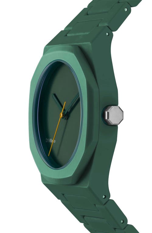 Shop D1 Milano Polycarbonate Bracelet Watch, 37mm In Green