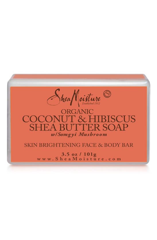 Shea Moisture Coconut & Hibiscus Shea Butter Soap With Songyi Mushroom
