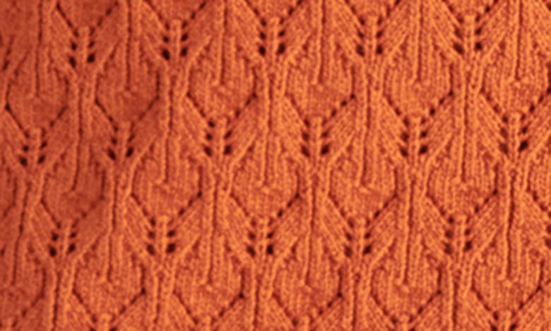 Shop Steve Madden Malia Sleeveless Pointelle Sweater Minidress In Sienna