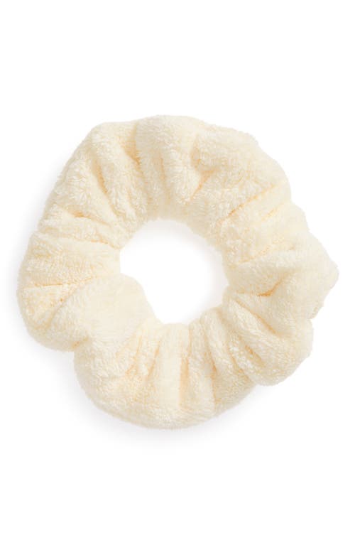 Fleece Scrunchie in Ivory