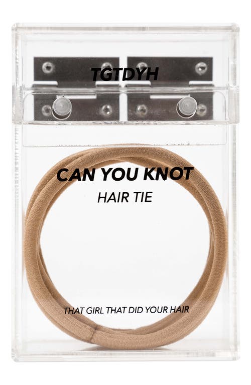 5-Pack Knot Hair Tie Case in Blonde