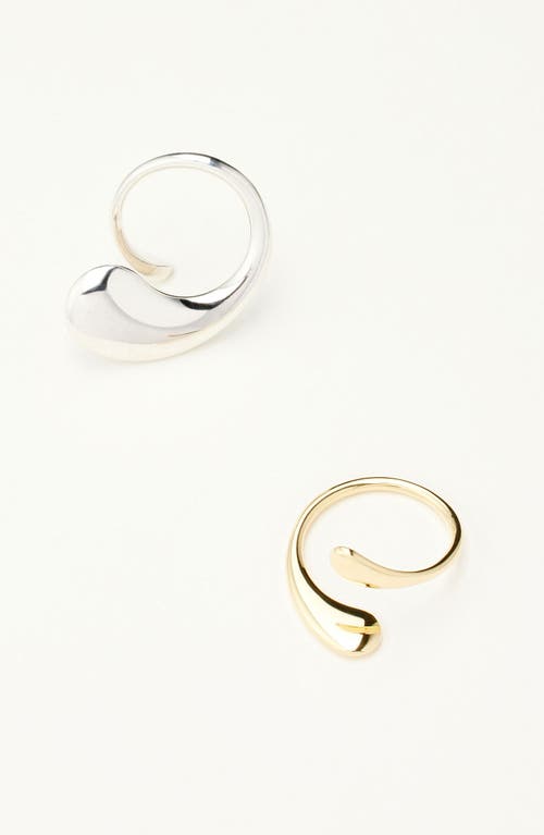 Shop Kloto Fluid Bypass Ring In Gold