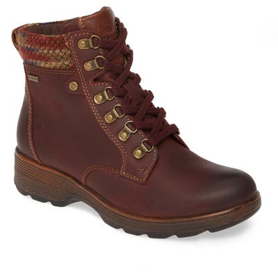 Bionica Everson Waterproof Bootie- Burgundy