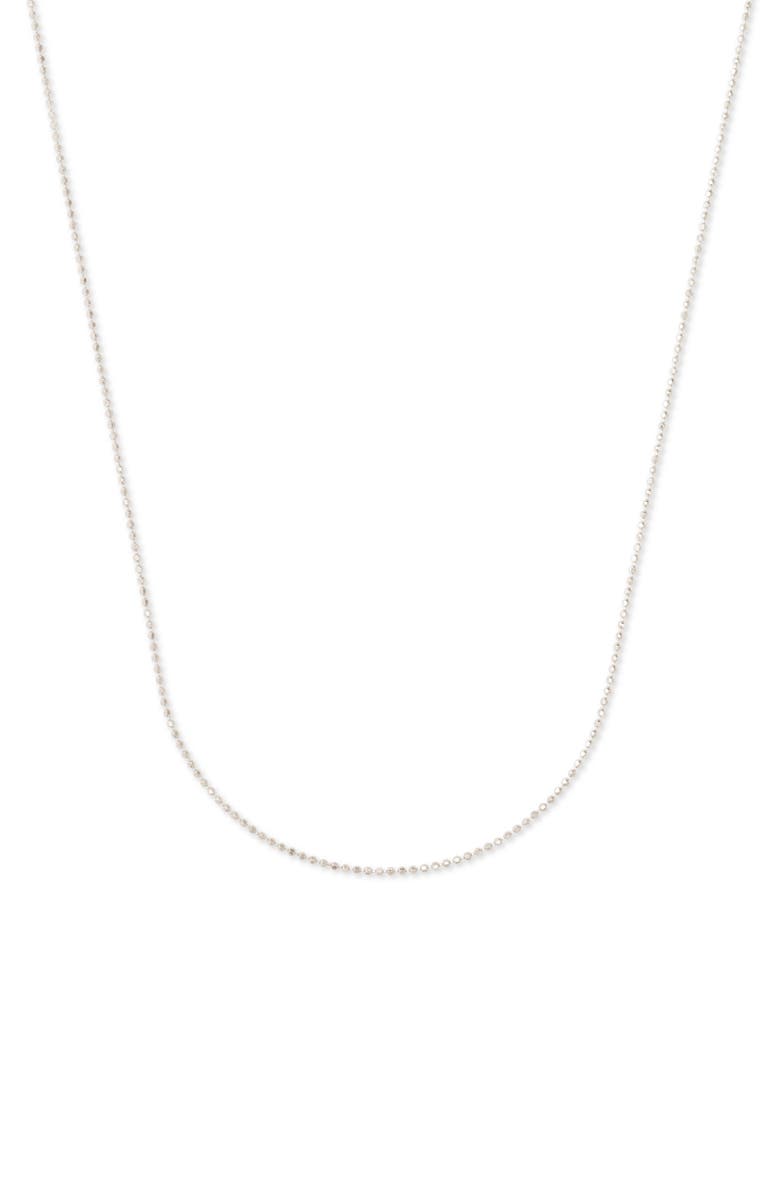 Kendra Scott Ball Chain Necklace, Main, color, 