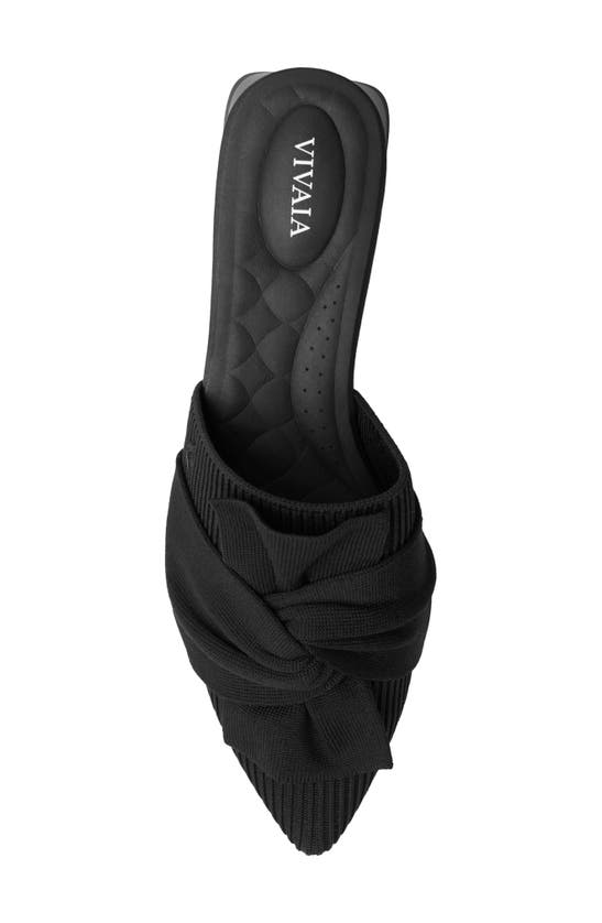 Shop Vivaia Yaffa Pro Pointed Toe Mule In Black
