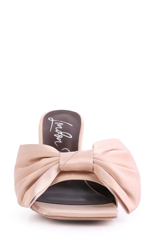 Shop London Rag Wonderbuz Bow Sandal In Latte