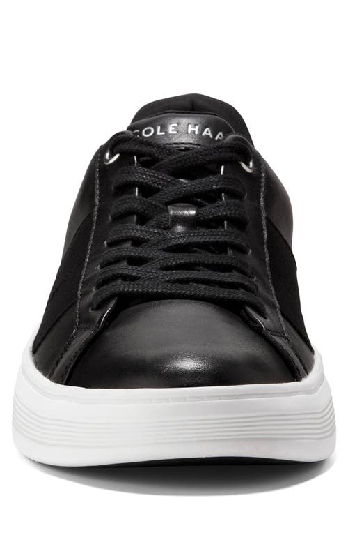 Shop Cole Haan Grand Crosscourt Premier Sneaker In Black/white