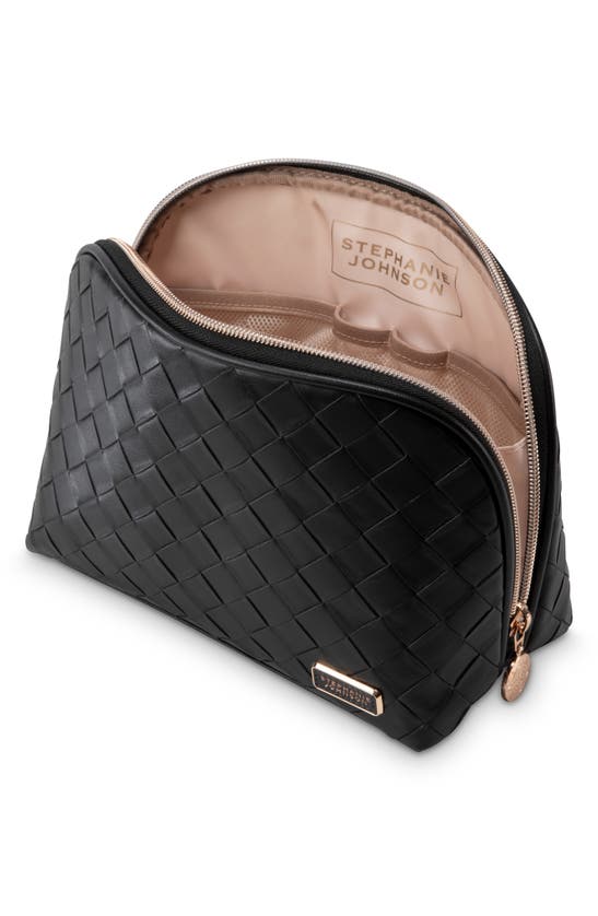 Stephanie Johnson Belize Raven Lola Makeup Bag In Black