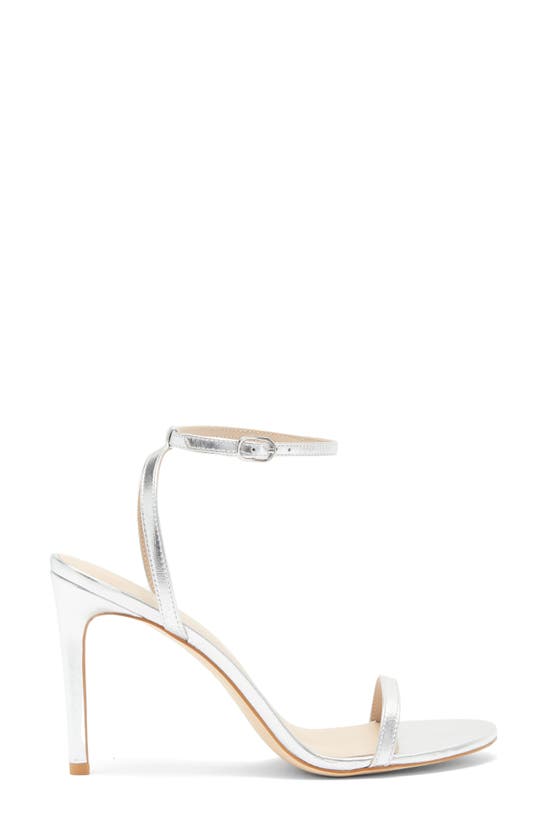 Stuart Weitzman Dancer 95 Sandal In Silver