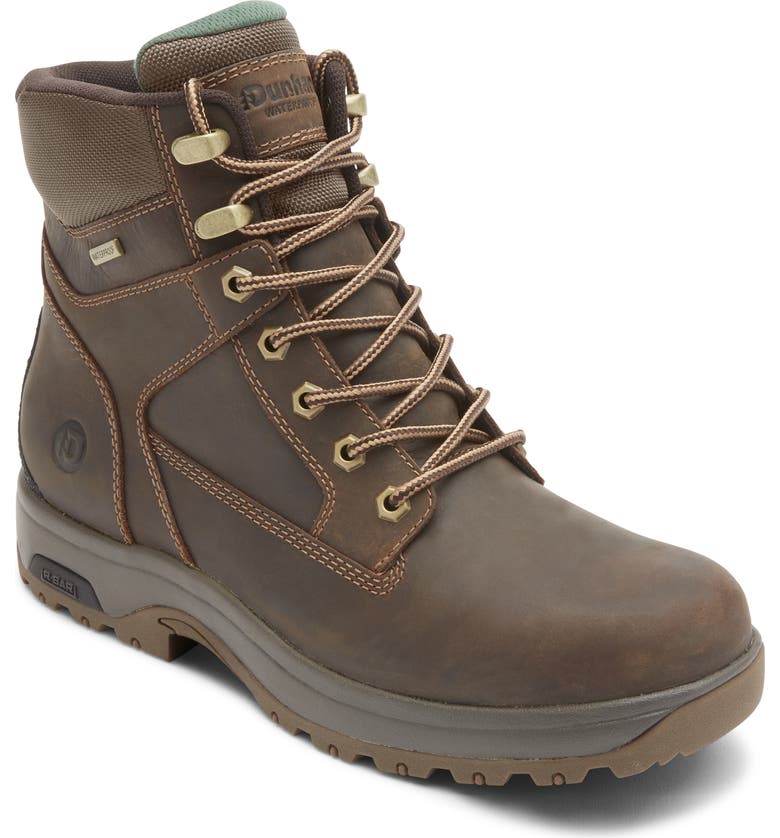 DUNHAM 8000 Works Waterproof Plain Toe Boot, Main, color, Brown