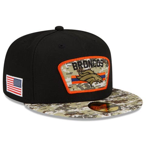 Men's Denver Broncos New Era Camo 2022 NFL Training Camp Official Historic  Logo 39THIRTY Flex Hat