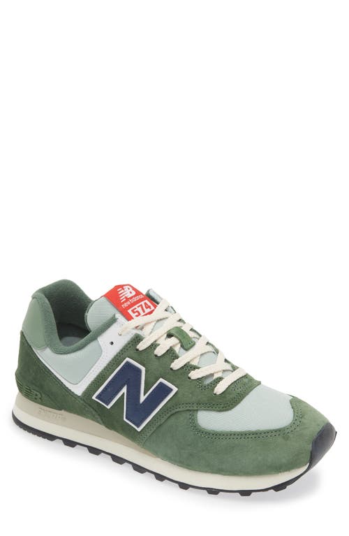 New Balance Gender Inclusive 574 Sneaker In Acidic Green/navy