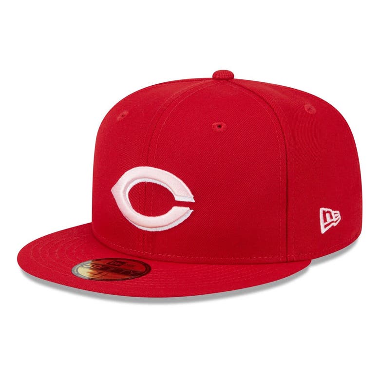 Shop New Era Red Cincinnati Reds 2024 Mother's Day On-field 59fifty Fitted Hat