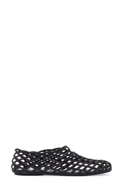 Jeffrey Campbell Mimz Caged Slip-on In Black Matte