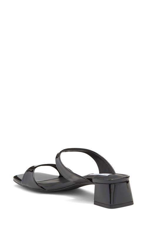 Shop Steve Madden Azriel Slide Sandal In Black Patent