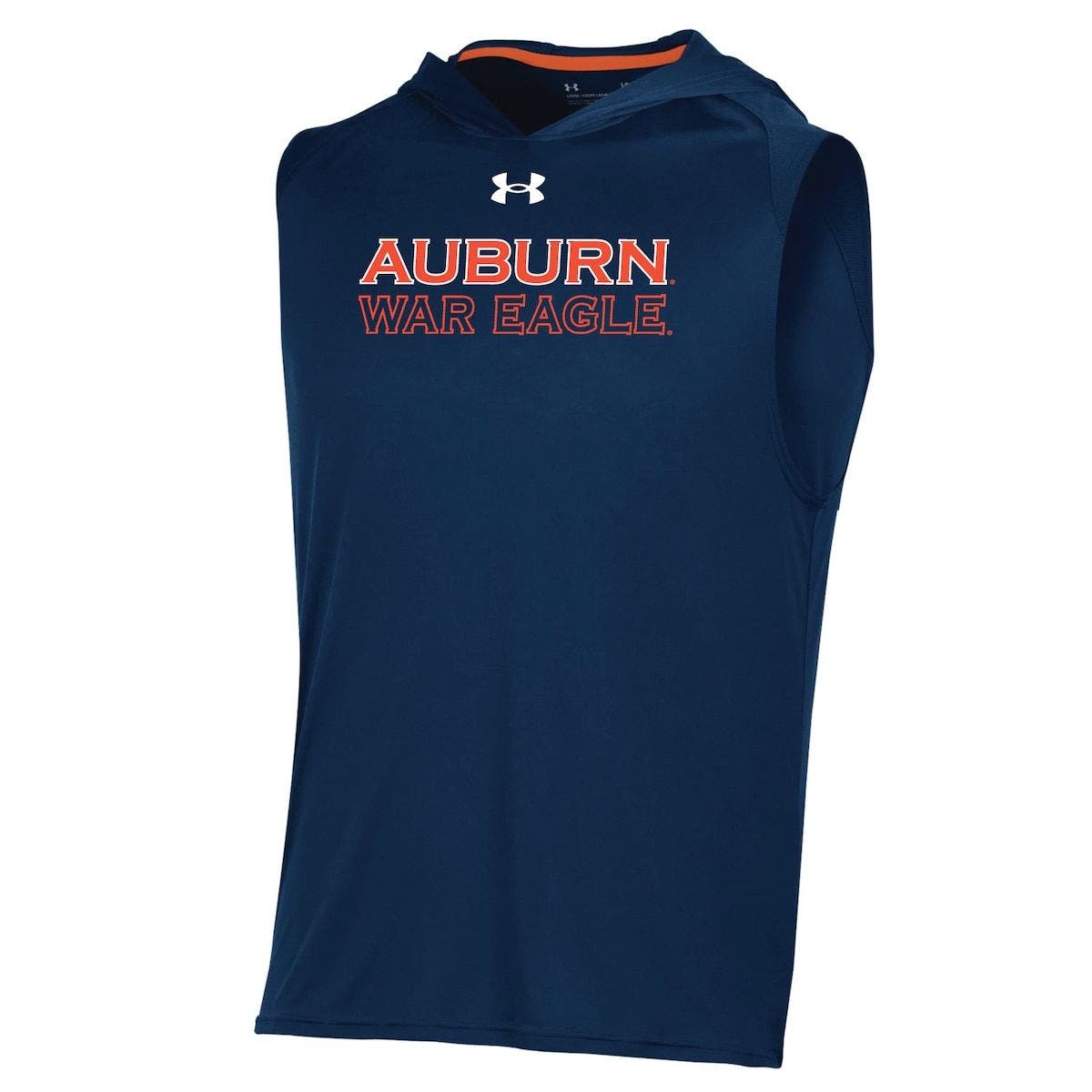 Under Armour Men's Under Armour Navy Auburn Tigers Performance Sideline  Sleeveless Pullover Hoodie | Nordstrom