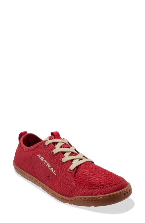 Loyak Water Resistant Sneaker in Rosa Red