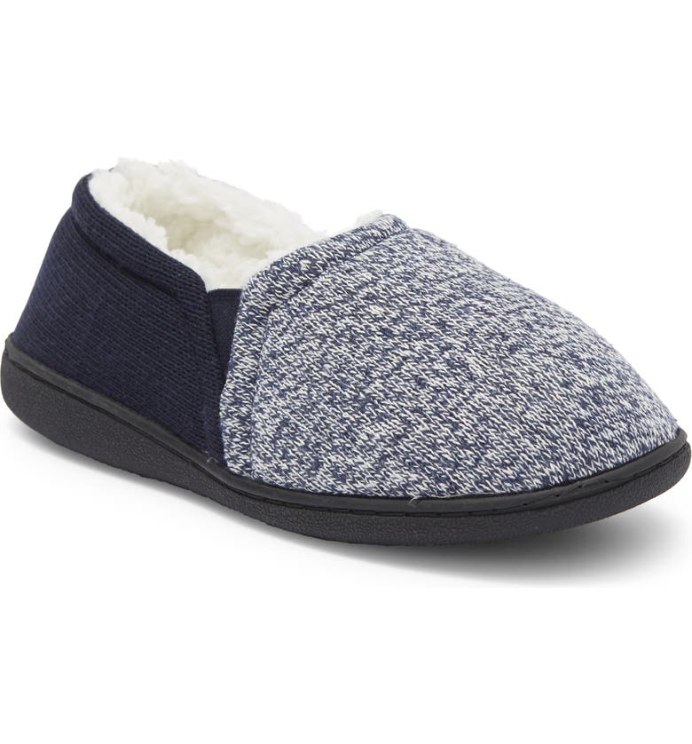Boern Knit Slipper with Faux Shearling Lining