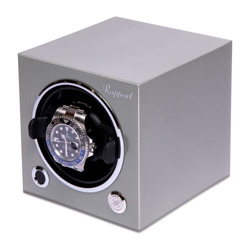 Shop Rapport London Evolution Single Watch Winder In Silver