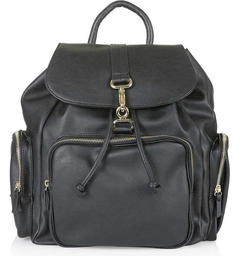 Topshop 'Balham' Zip Pocket Backpack | Nordstrom