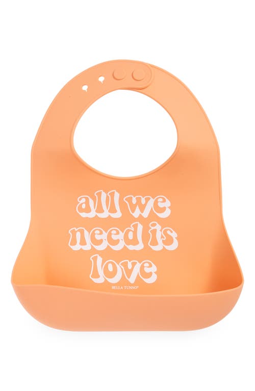 image Bella Tunno All We Need Wonder Bib In Coral At Nordstrom