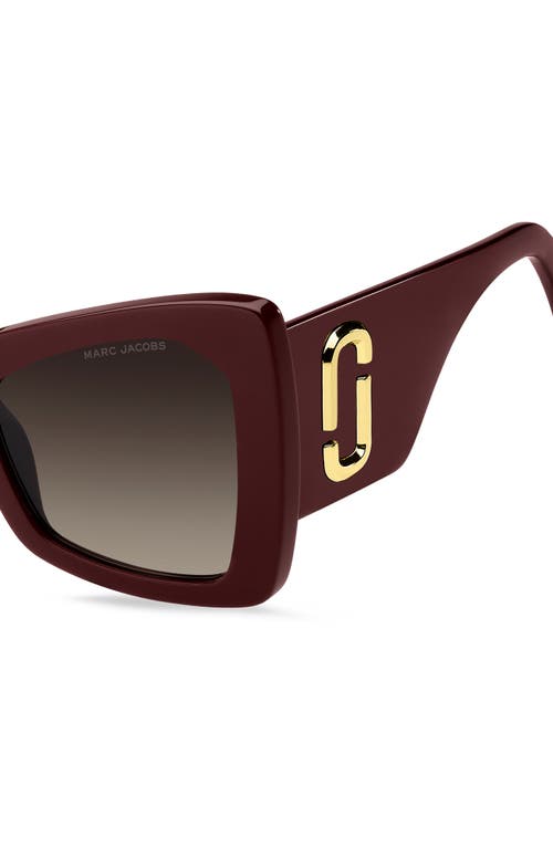 MARC JACOBS MARC JACOBS 52MM GRADIENT BUTTERFLY SUNGLASSES 