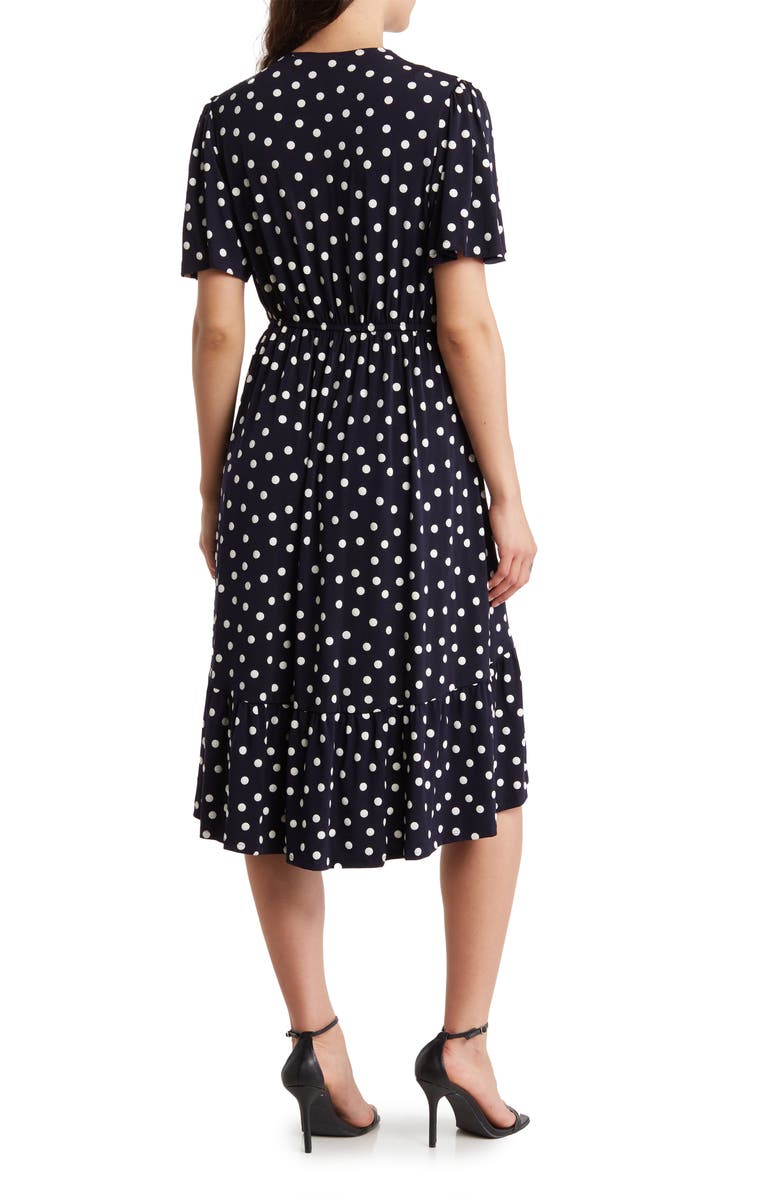 Robbie Bee Flutter Sleeve Wrap Style Dress | Nordstromrack