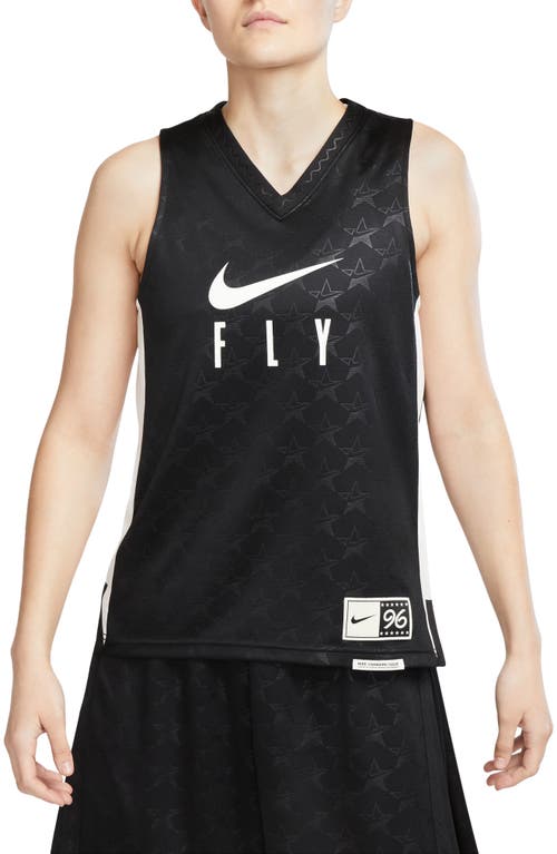 Nike Standard Issue Jersey Tank In Black/sail/sail