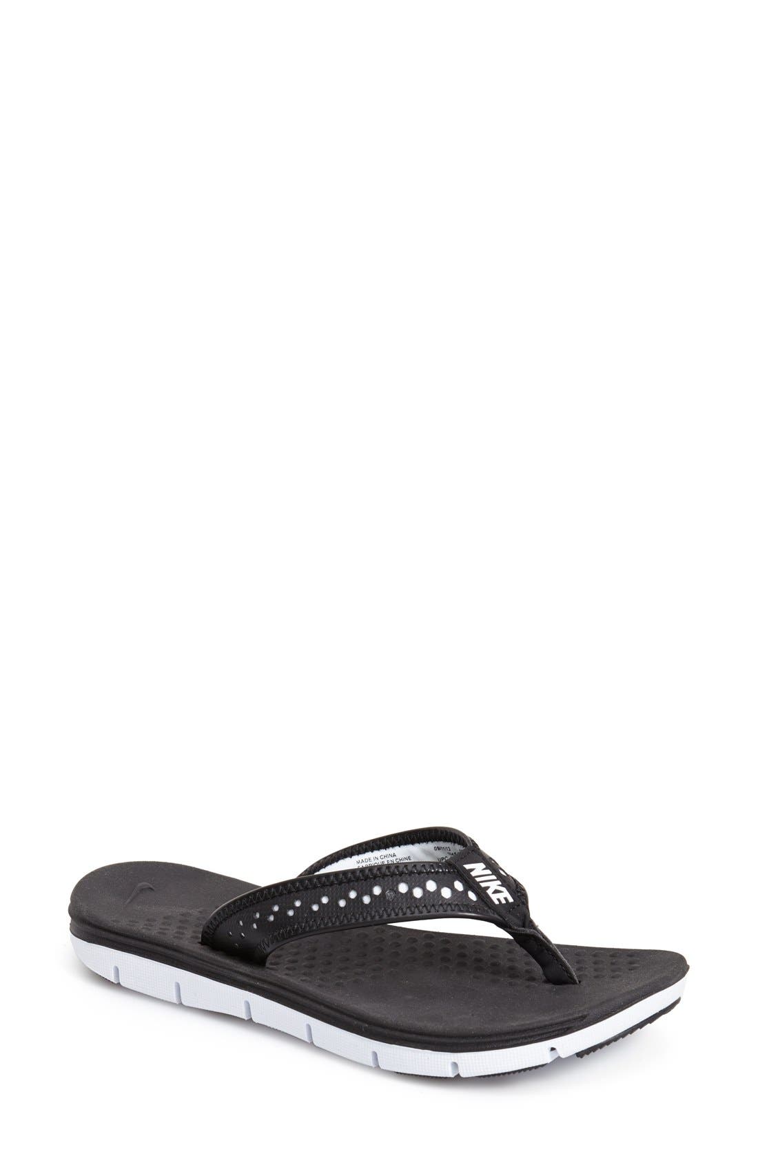 nike flex motion women's thong sandals