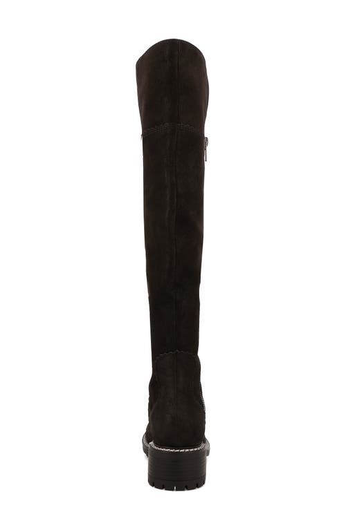 Shop Mia Pike Over The Knee Boot In Black