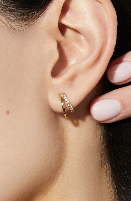 Shop Ana Luisa Double Hoop Earrings In Gold