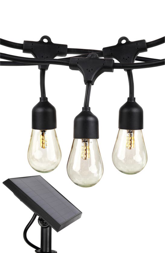 Brightech Ambience Solar Outdoor String Lights In Black