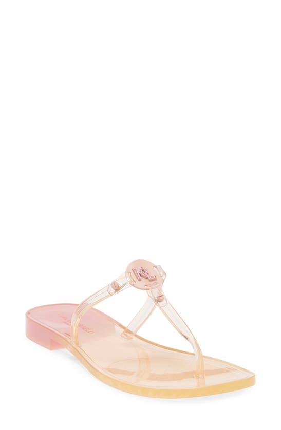 Karl Lagerfeld Wylda Clear Sandal In Cradle Pk