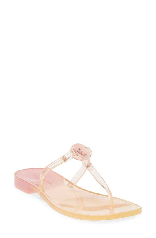 Shop Karl Lagerfeld Paris Wylda Clear Sandal In Cradle Pk