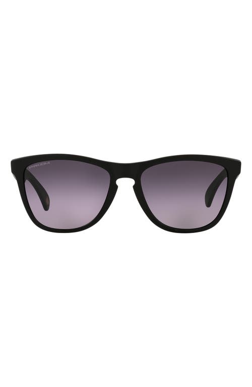 Oakley Frogskins 54mm Gradient Rectangular Sunglasses in Matte Black at Nordstrom