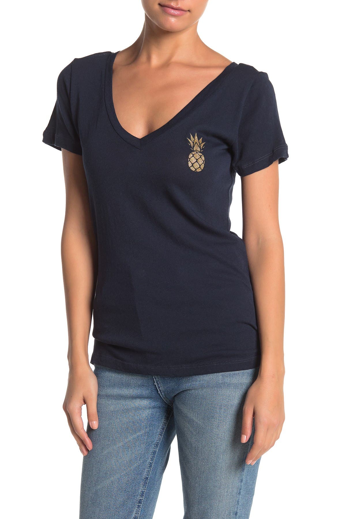 glitter pineapple shirt