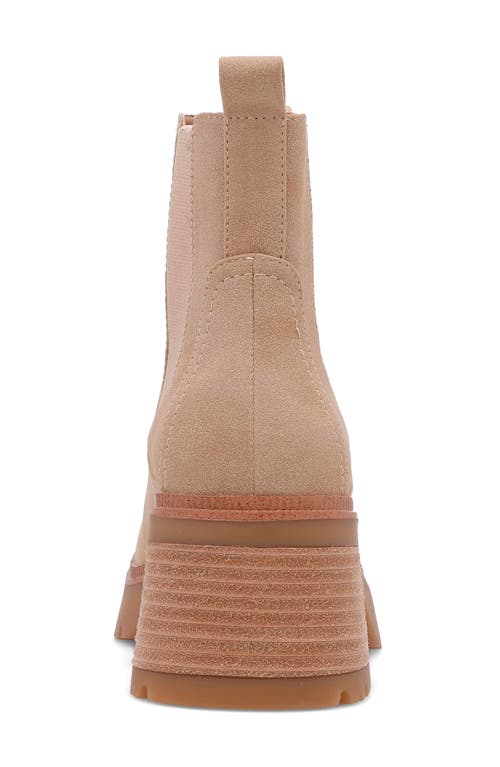 Shop Mia Irie Platform Chelsea Boot In Sand