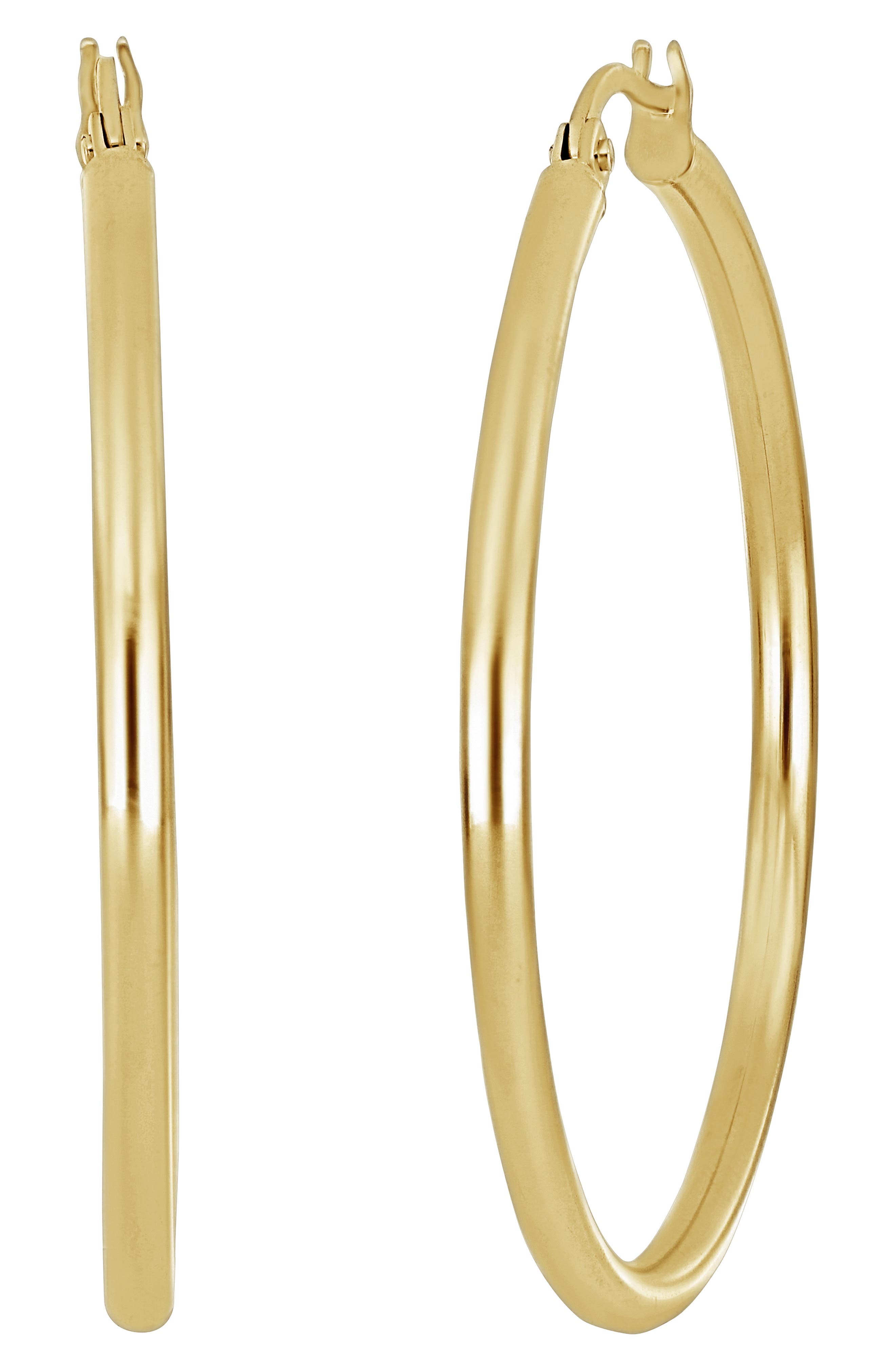 24 carat gold hoops