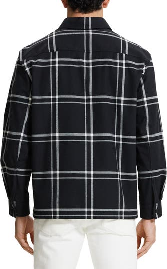 Clyfford Waren Windowpane Shirt Jacket