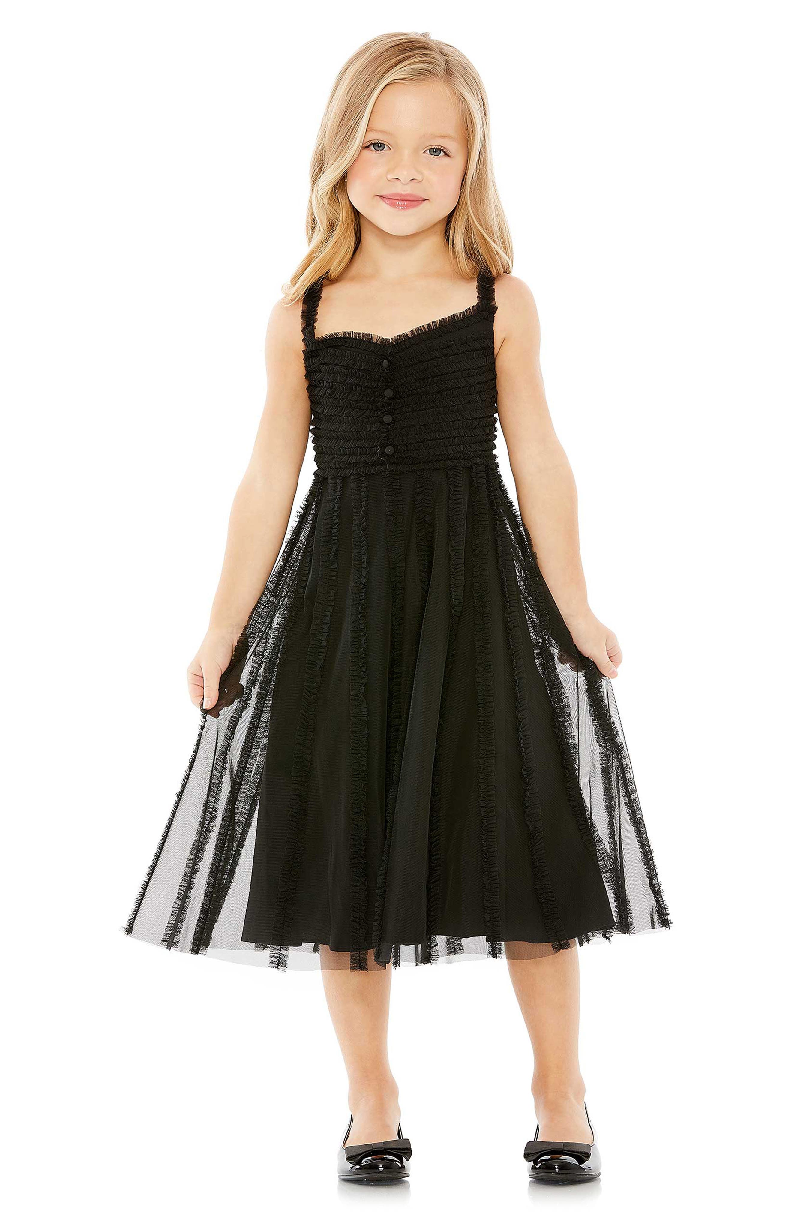 Mac Duggal Kids' Ruffle Tulle Dress Nordstrom