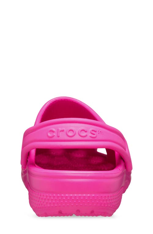 Shop Crocs Kids' Classic Clog In Pink Crush