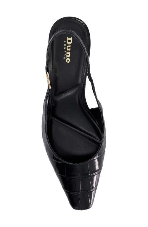 Shop Dune London Contact Slingback Pump In Black